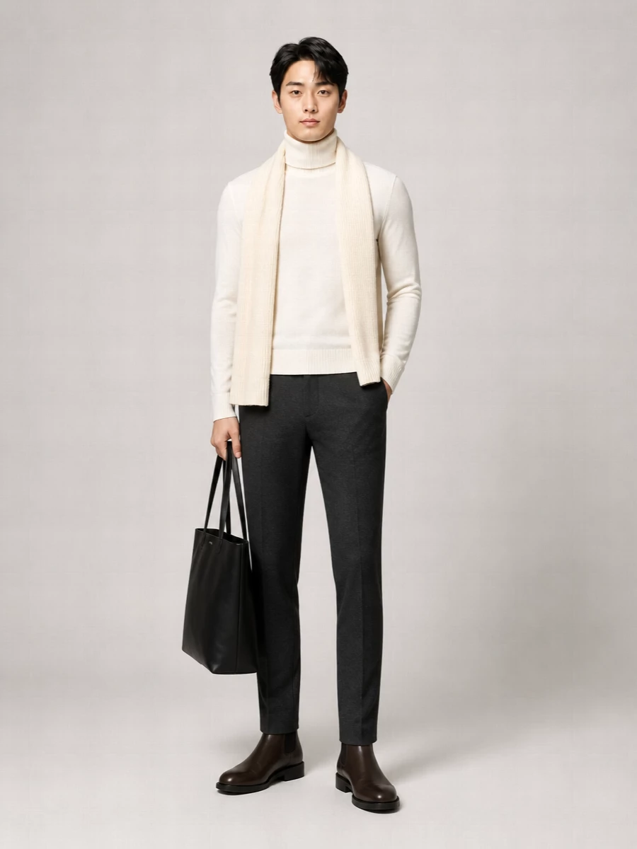 Dondup Wool Turtleneck Sweater