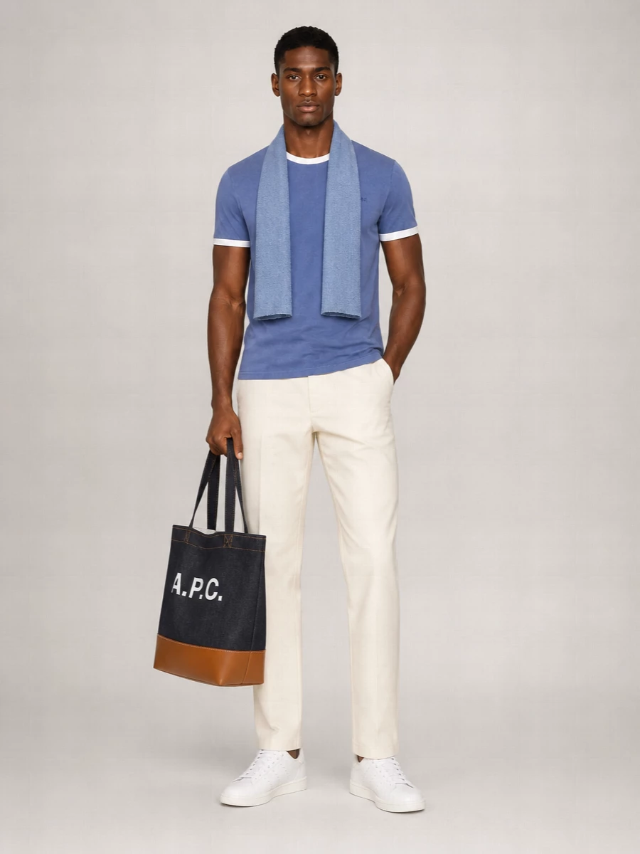 A.p.c. Cotton Logo Embroidered Short-Sleeve T-Shirt