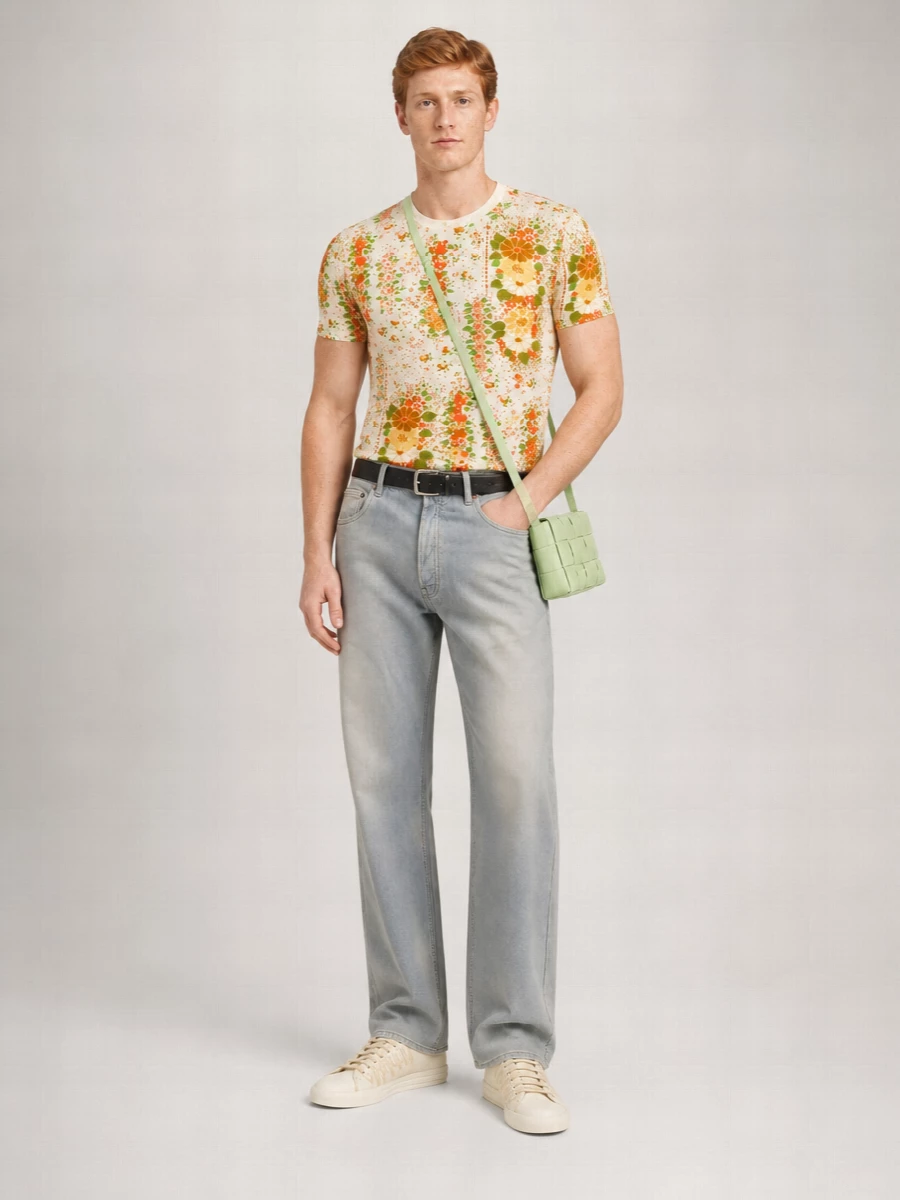 Prada Printed Cotton T-Shirt