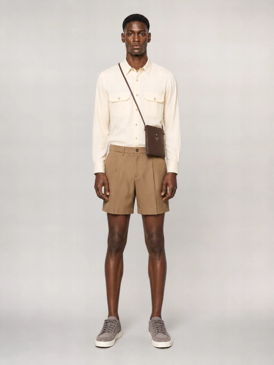 Santoni Leather Montecarlo Low-Top Sneakers
