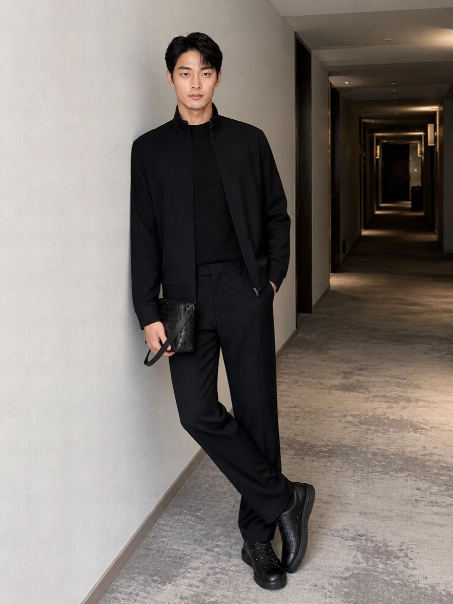 Valentino black tracksuit rockstud sneakers