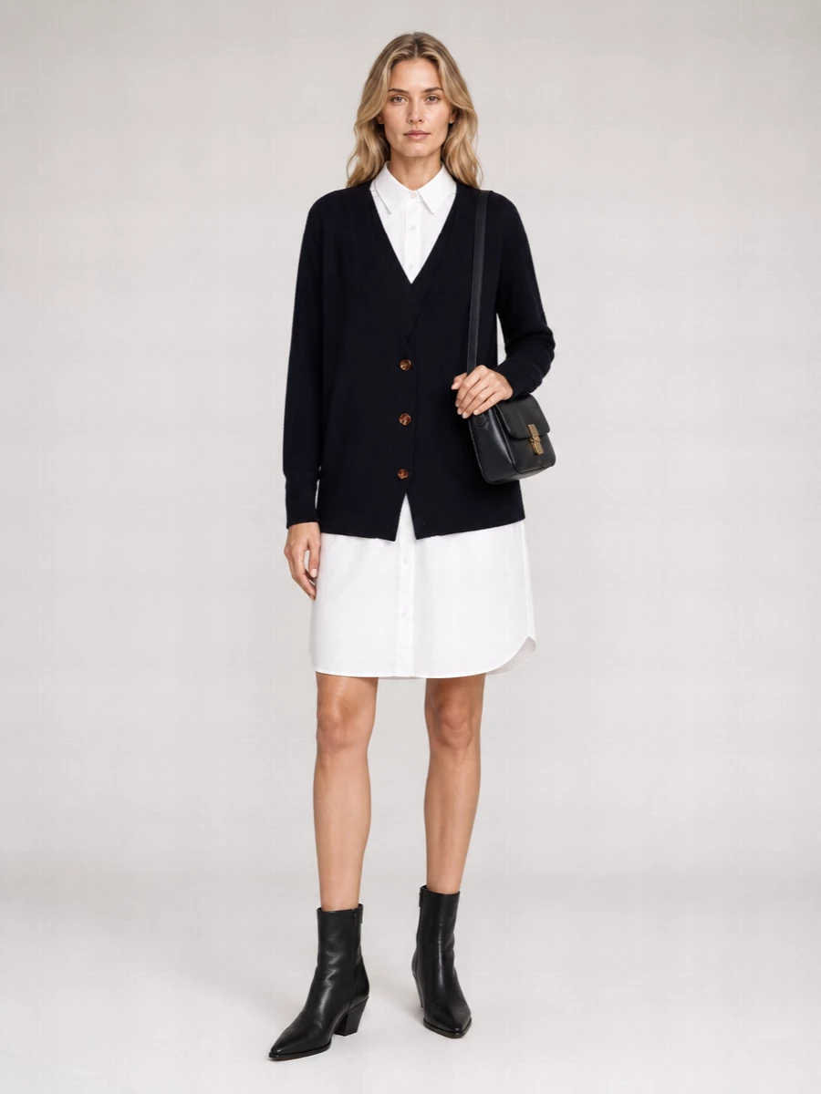 Alysi Cashmere Blend Fitted Jacket