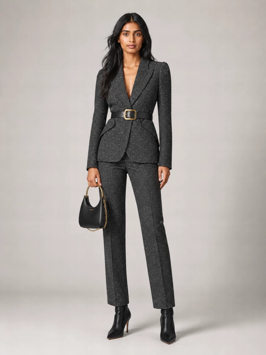 Alexander Mcqueen Embroidered Wool Blazer