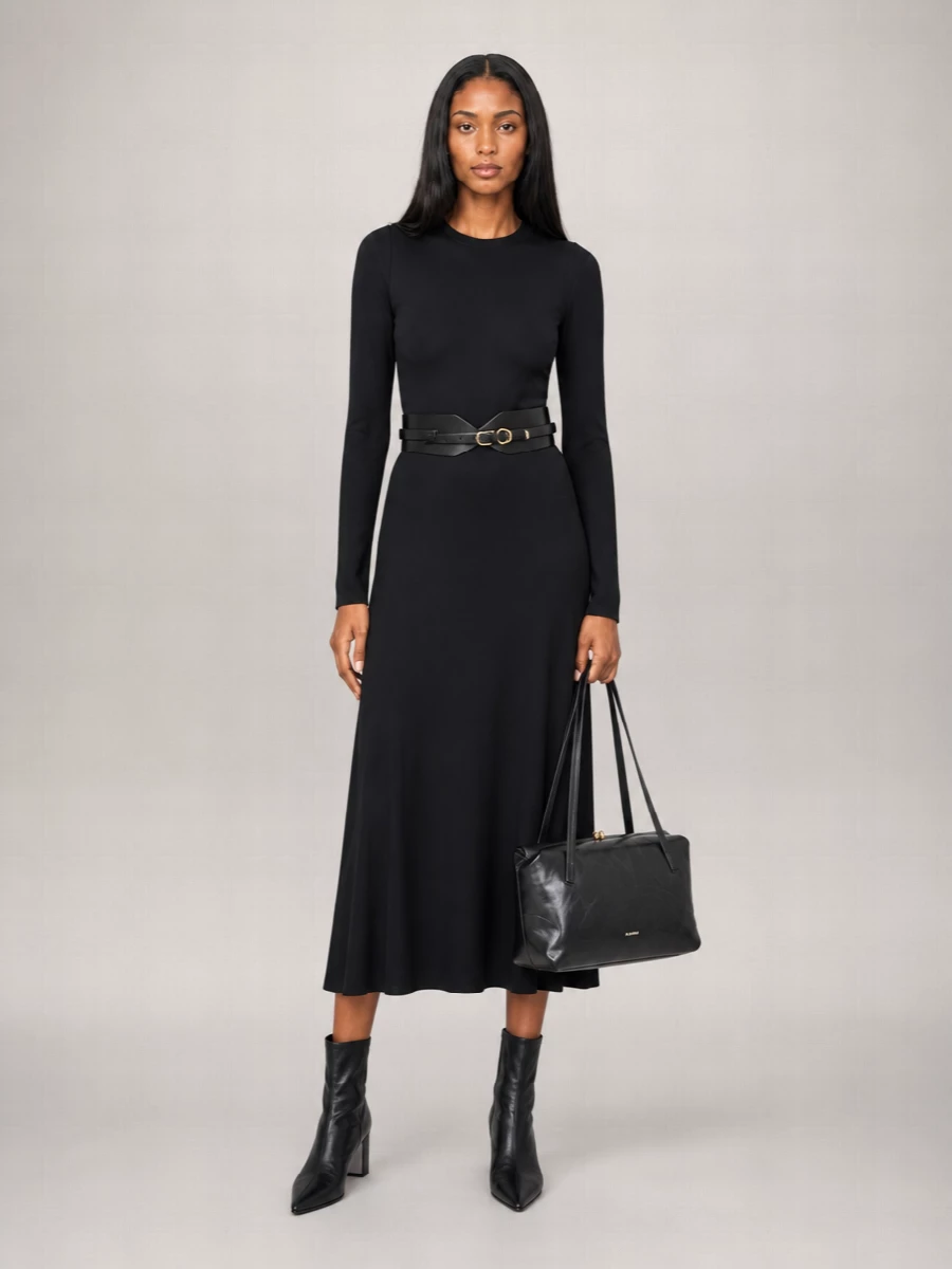 Jil Sander Knee-Length Midi Dress