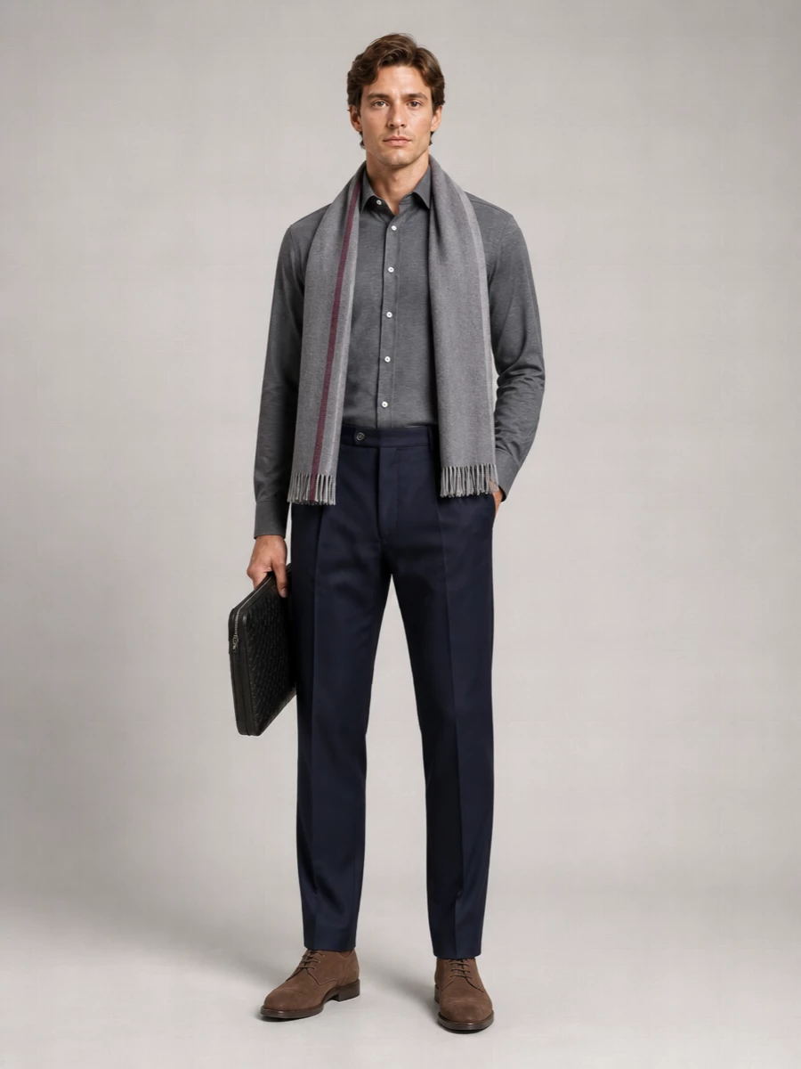 Brunello Cucinelli Silk Slim-Fit Long-Sleeve T-Shirt