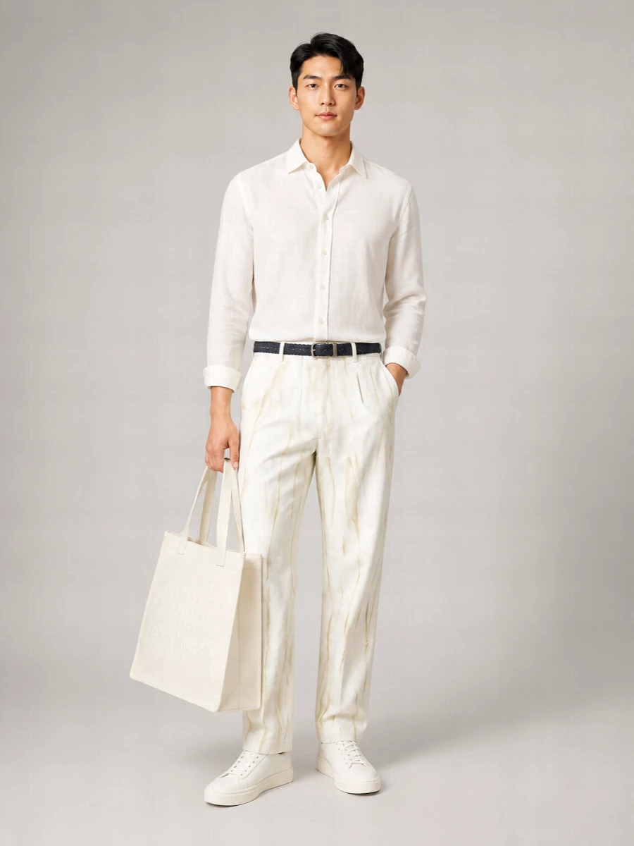 Emporio Armani Straight-Leg Trousers