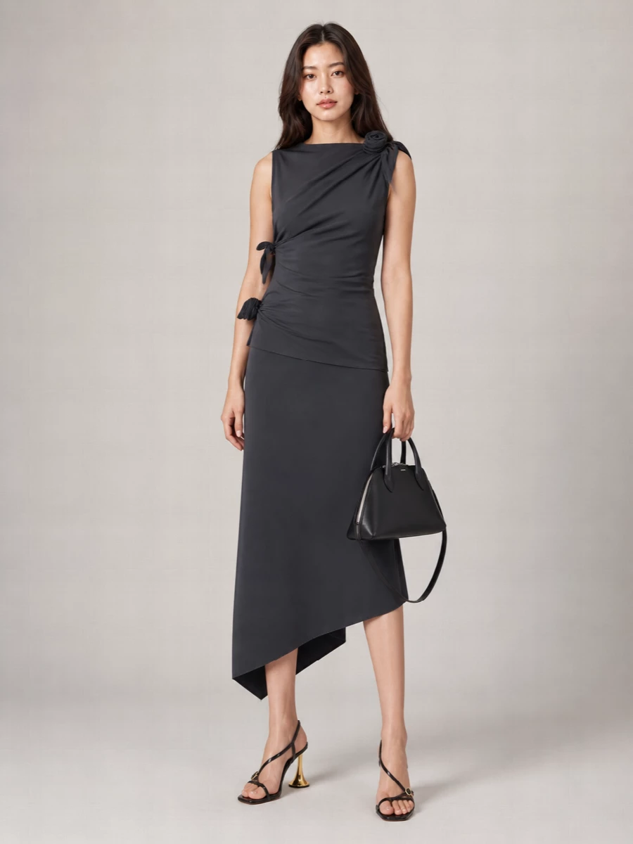 Coperni Asymmetric Flower Top