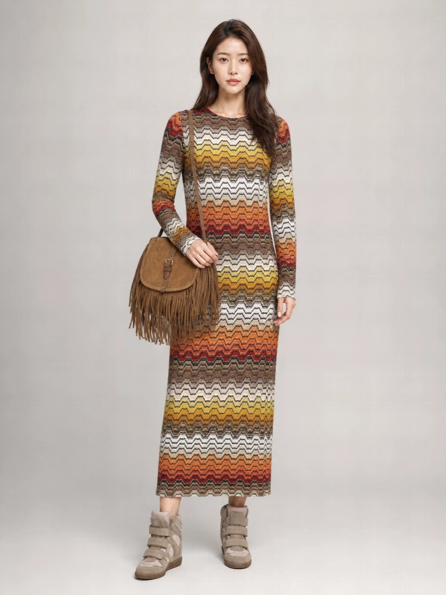 Etro Small Leather Fringed Crossbody Bag
