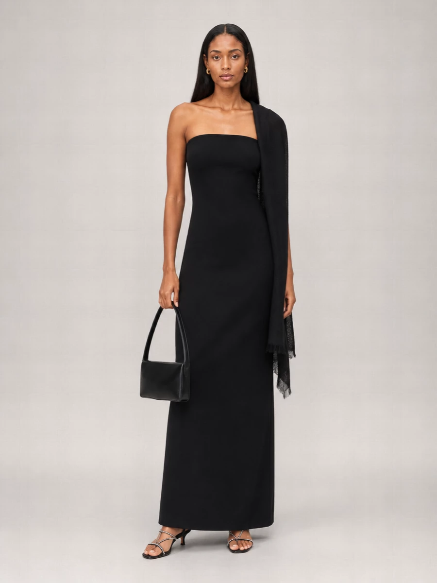 Jil Sander Virgin Wool Maxi Dress