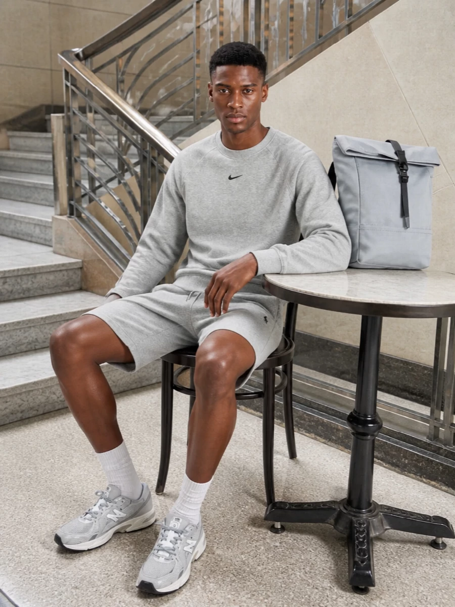 Nike ralph lauren grey sportswear outfit