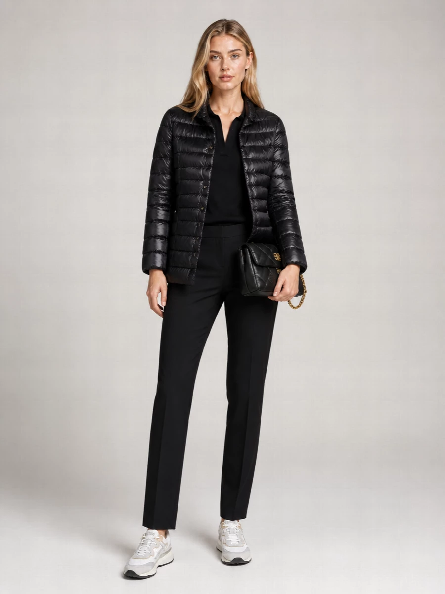 Herno Cropped Down Puffer Jacket