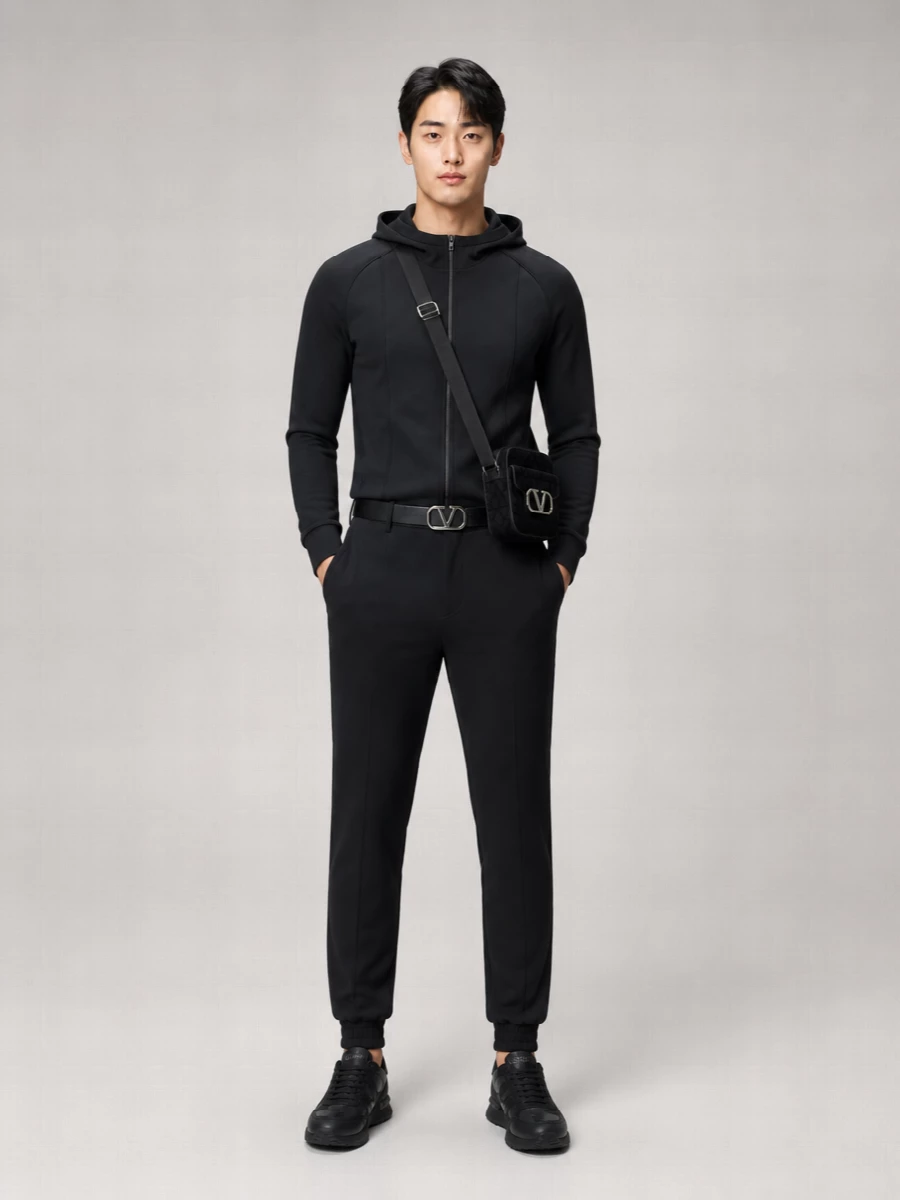 Valentino Garavani Cotton-Blend Track Pants