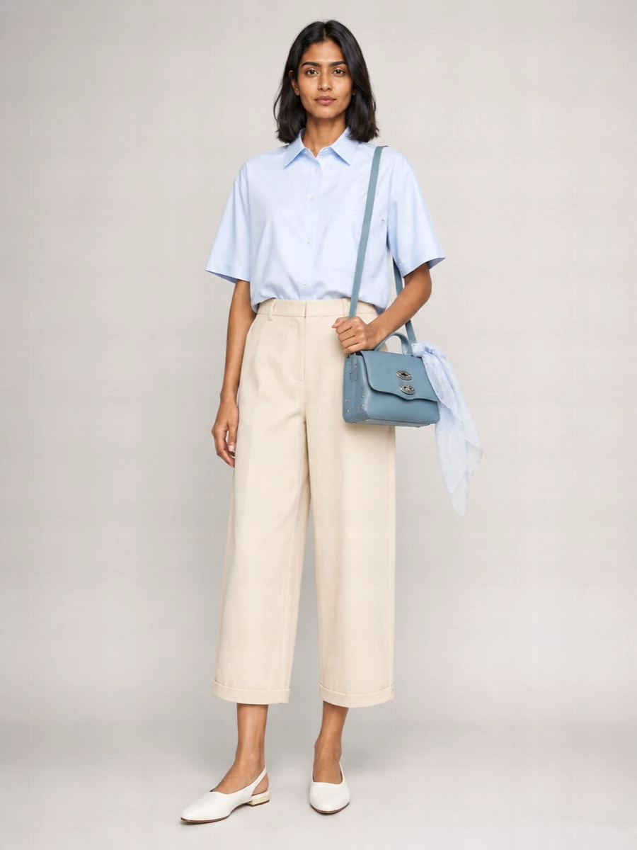 Darkpark Oversized Cotton Short-Sleeve Shirt