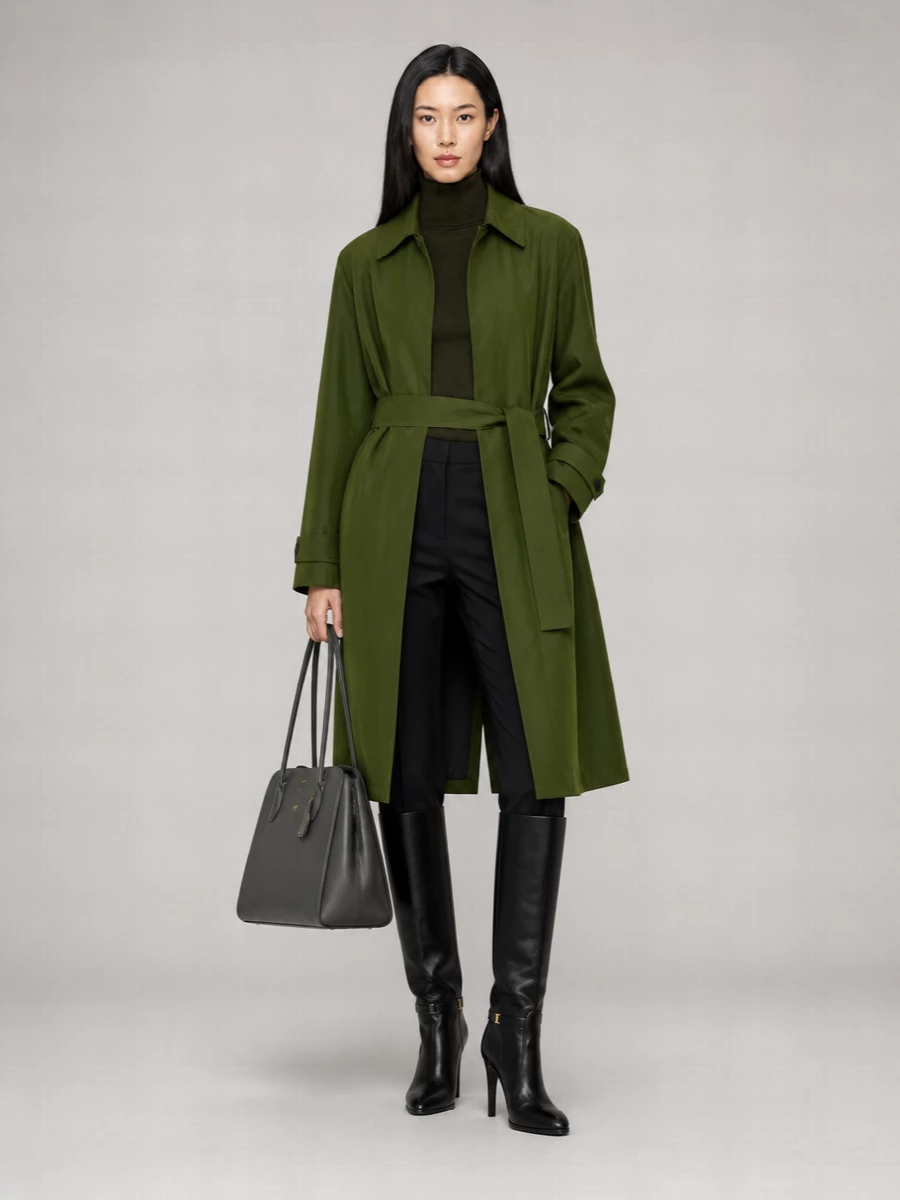 Saint Laurent Nylon Trench Coat