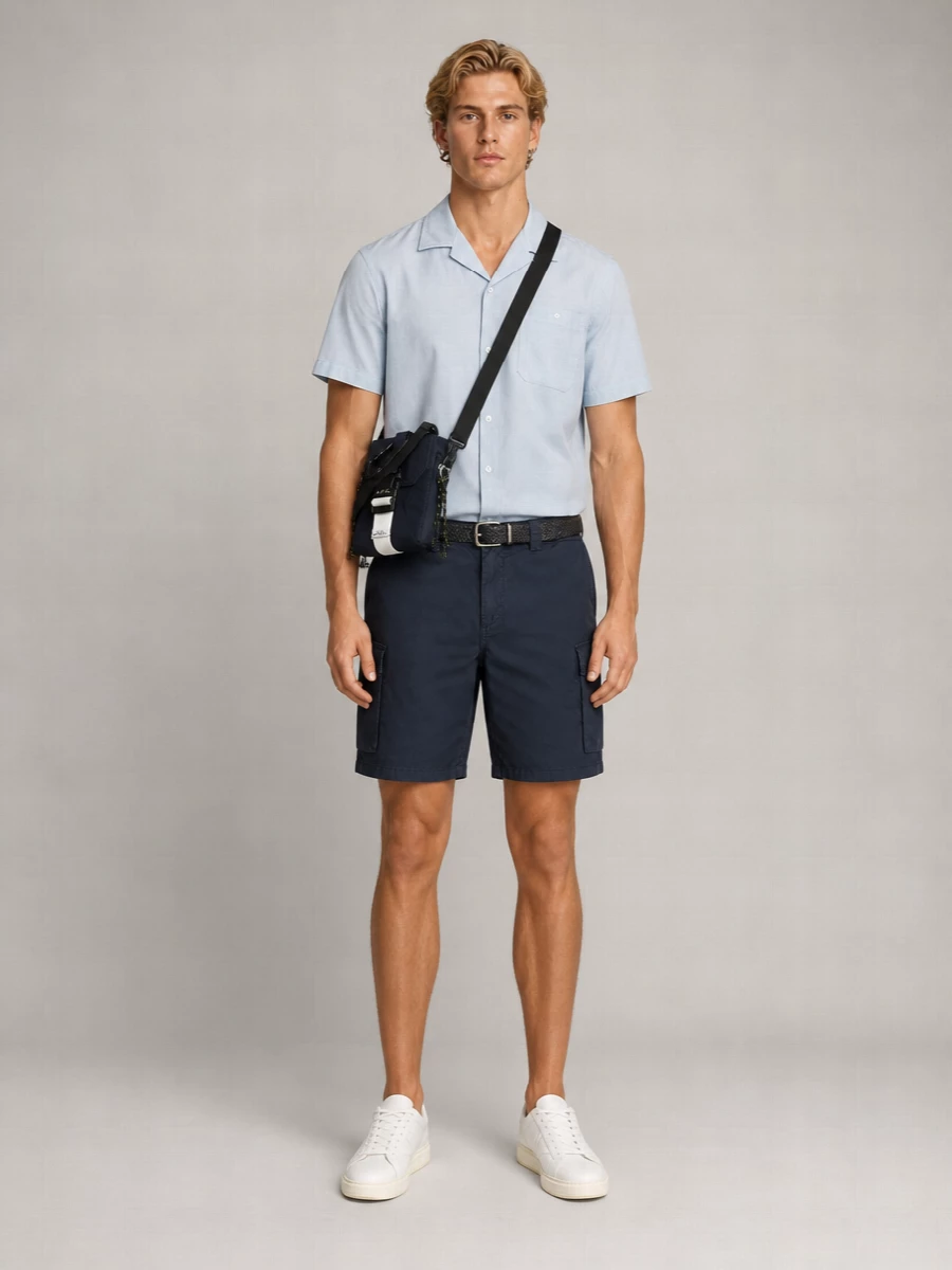 Woolrich Cotton Cargo Shorts