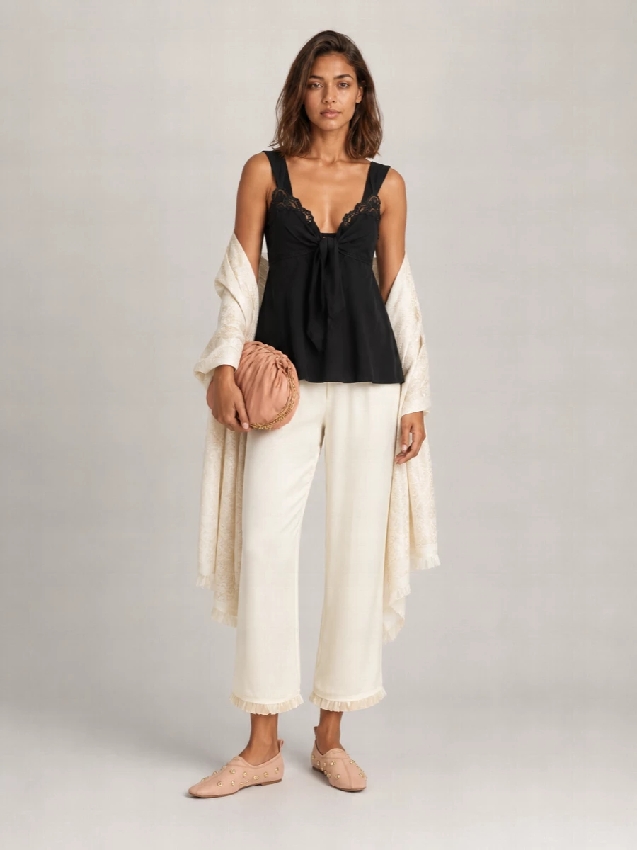 Chloé Silk Lace Sleeveless Nightdress