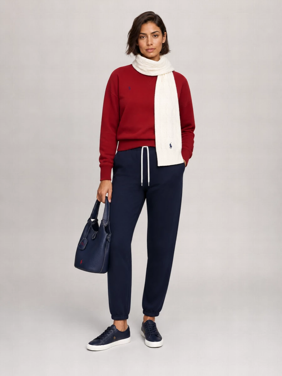 Polo Ralph Lauren Ribbed Crew Neck Sweatshirt