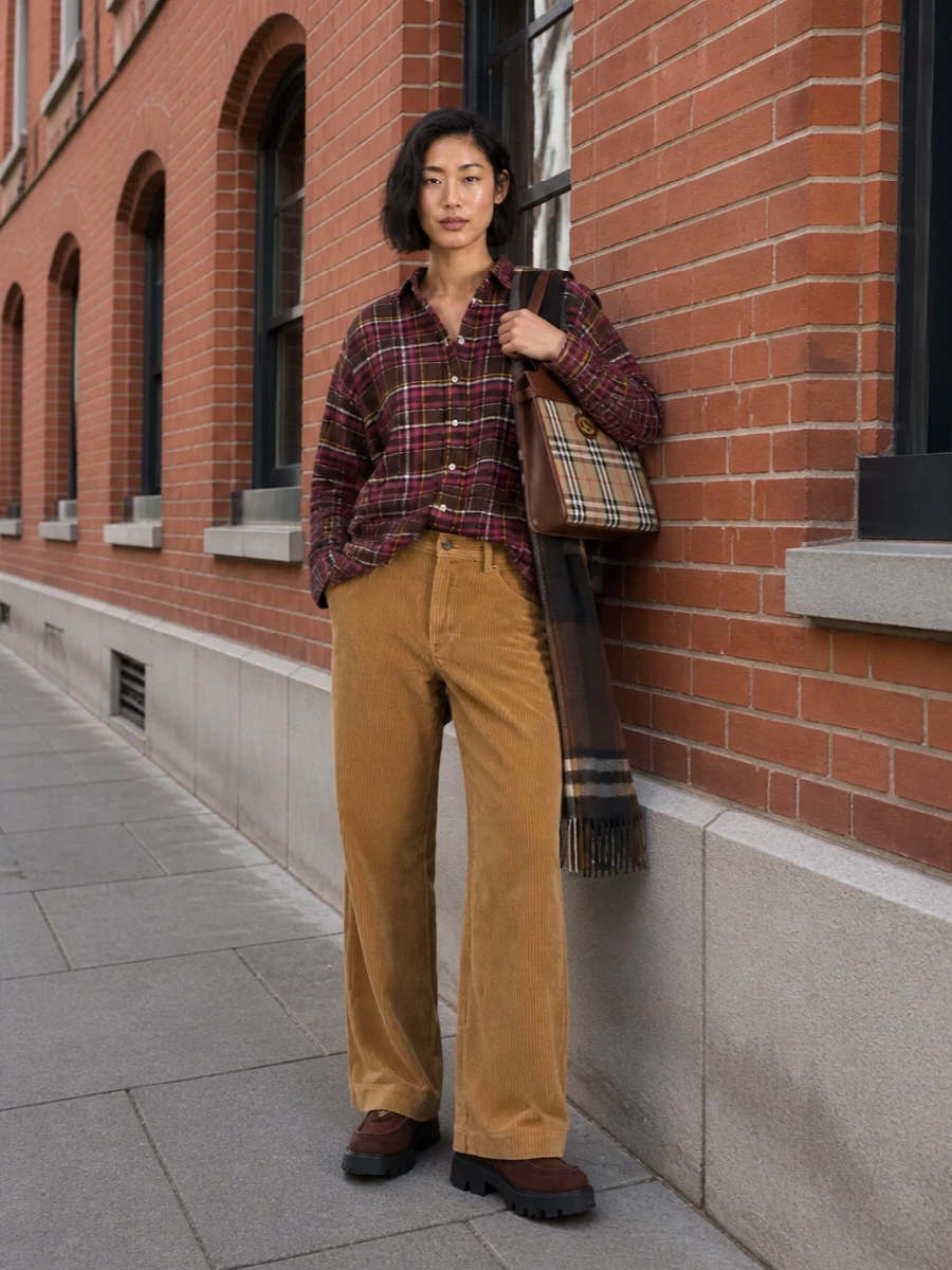 R13 flannel wide leg corduroy prada boots