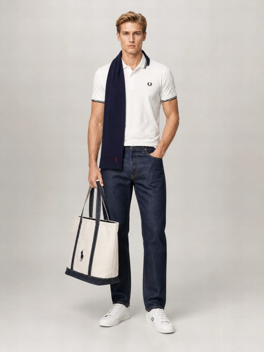 Fred Perry Cotton Short-Sleeve Polo Shirt