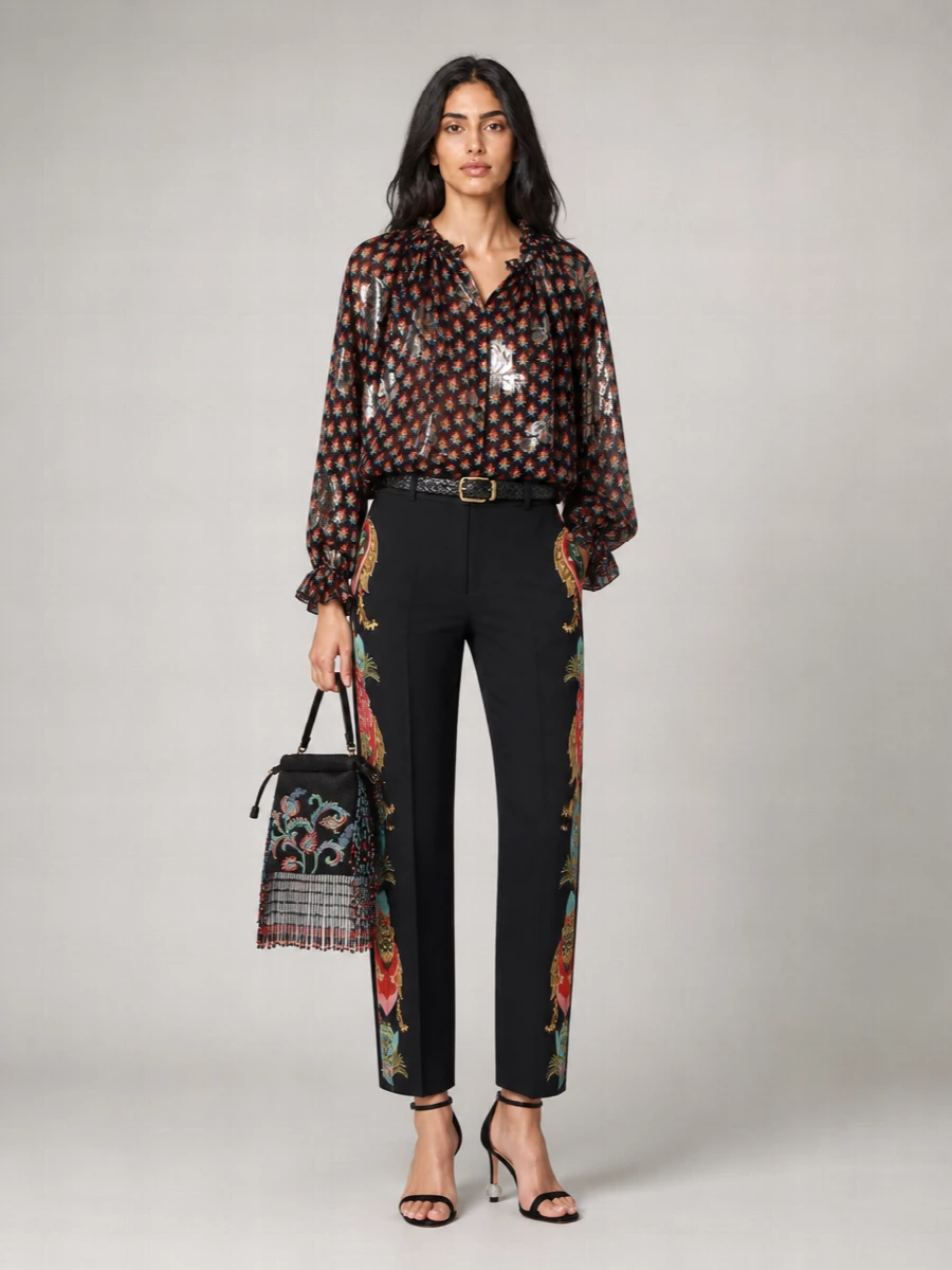 Etro Braided Leather Belt