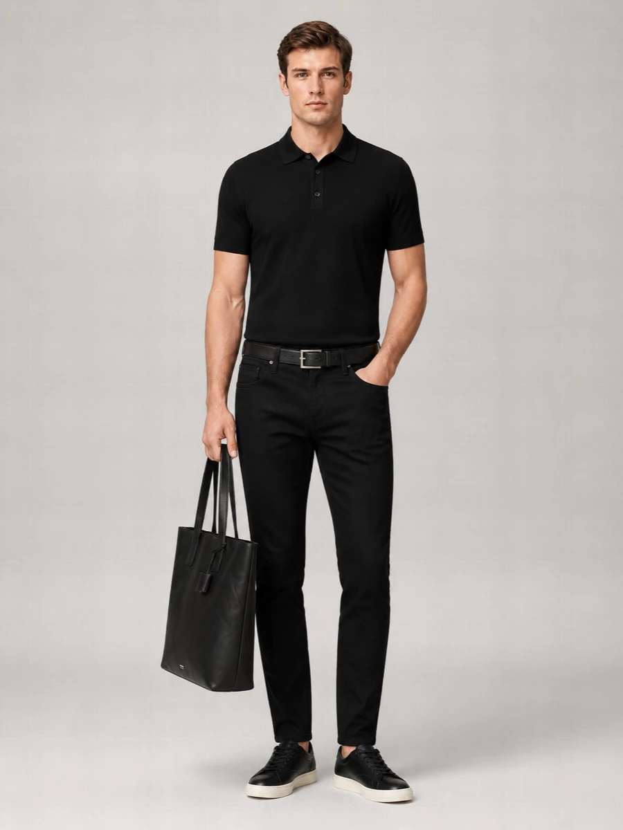 Tom Ford Denim Straight-Leg Skinny Trousers