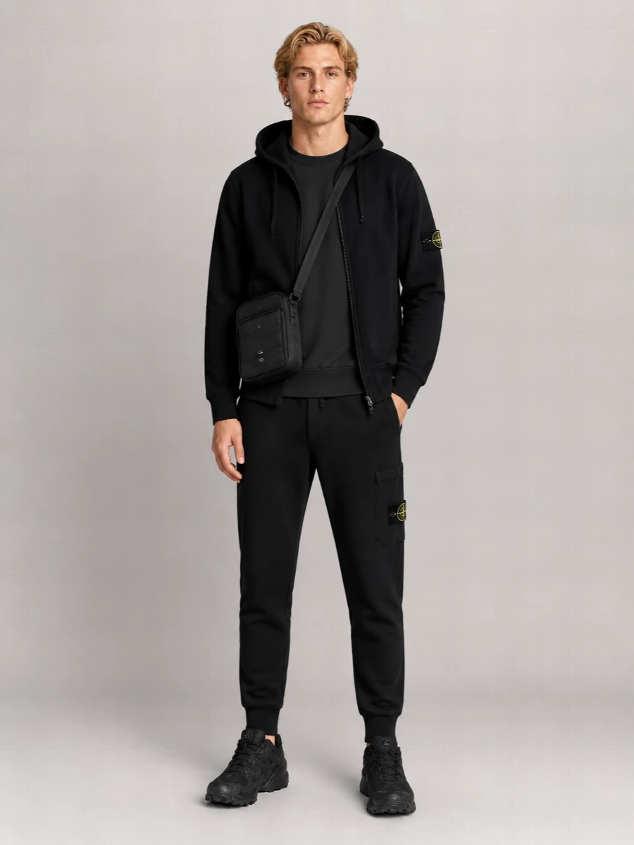 Stone Island Cotton Hooded Jacket