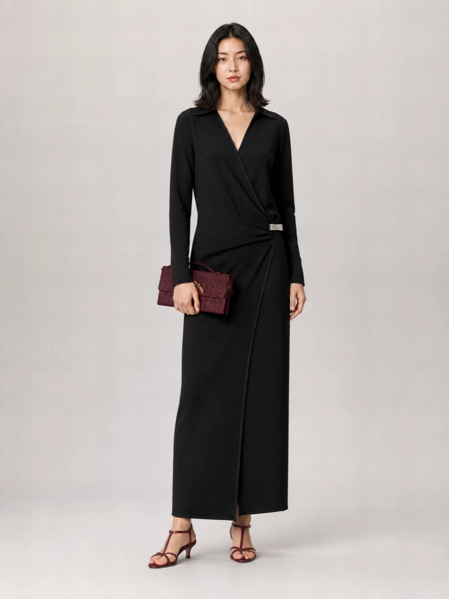 Bottega Veneta Andiamo Leather Shoulder Bag