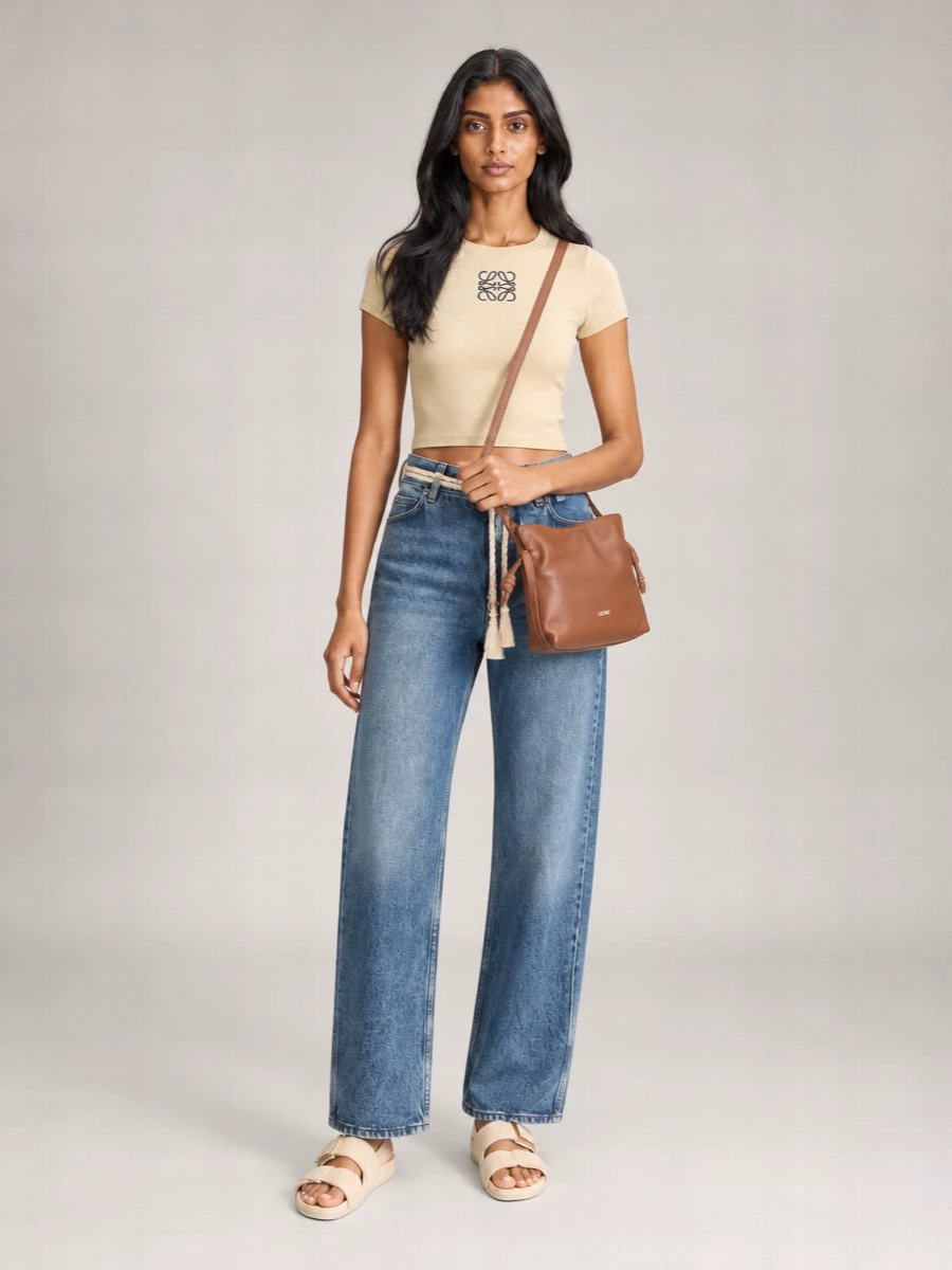 Loewe Leather Mini Clutch Bag