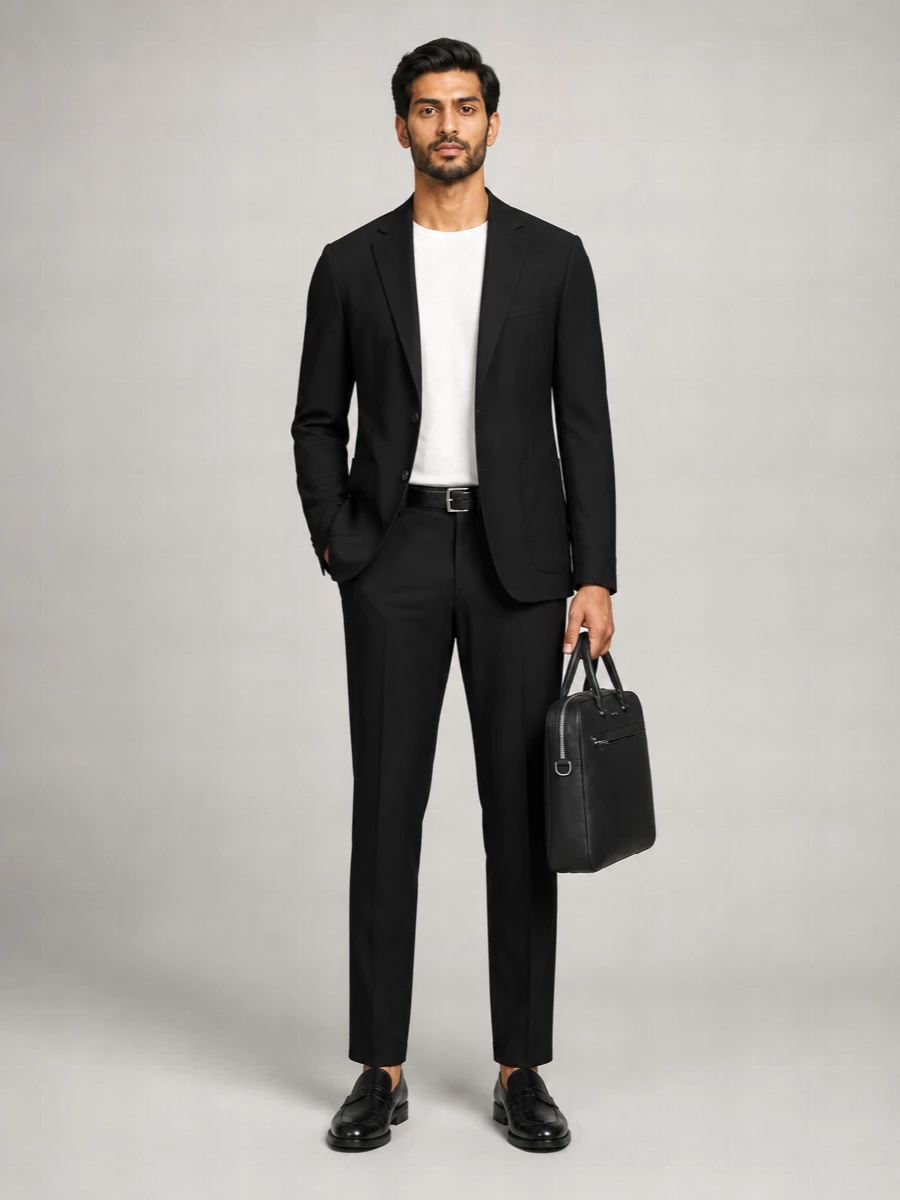 Tagliatore virgin wool tailored trousers