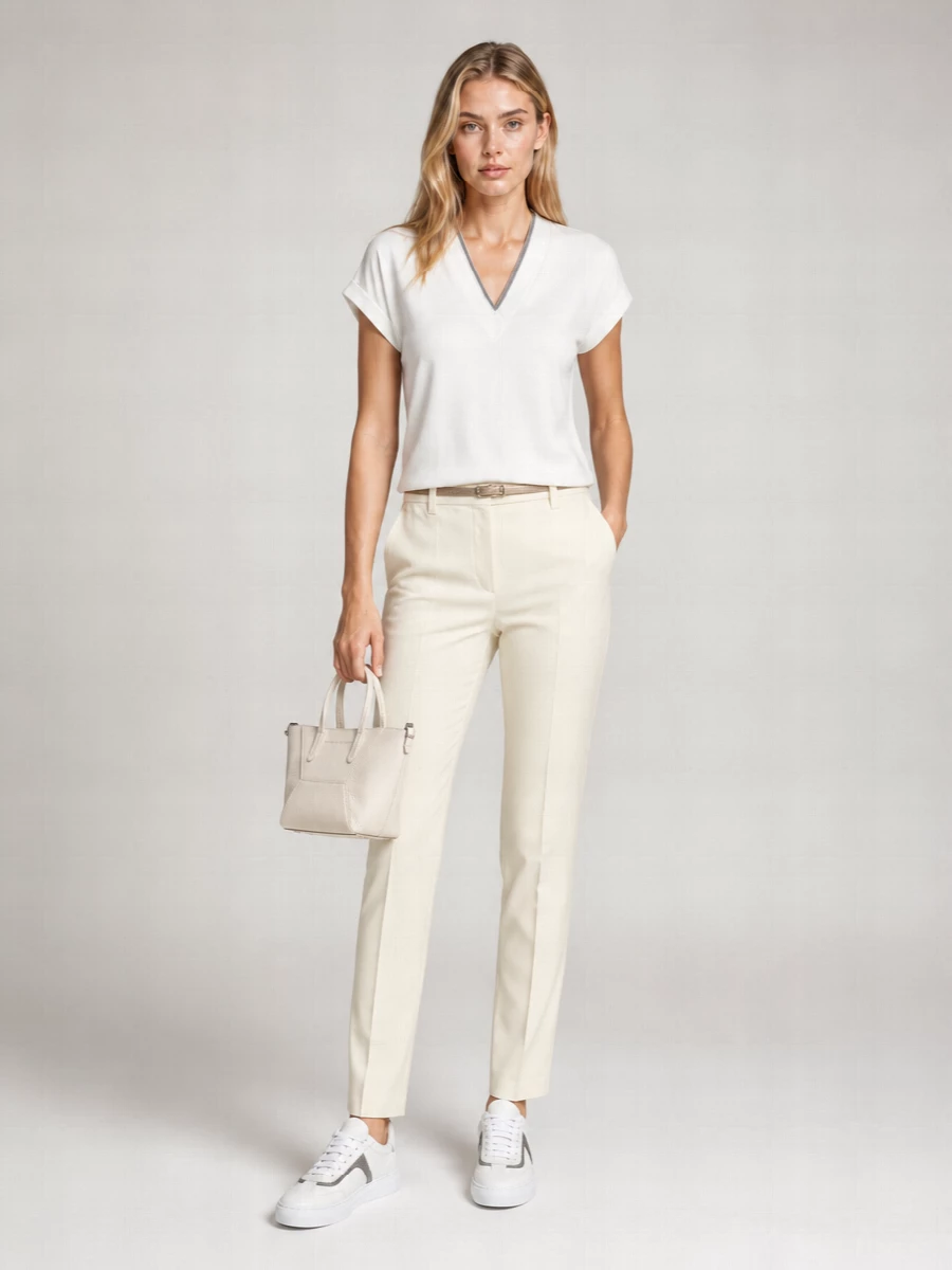 Brunello Cucinelli V-Neck T-Shirt