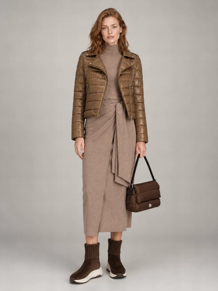 Herno Down Short Parka Coat