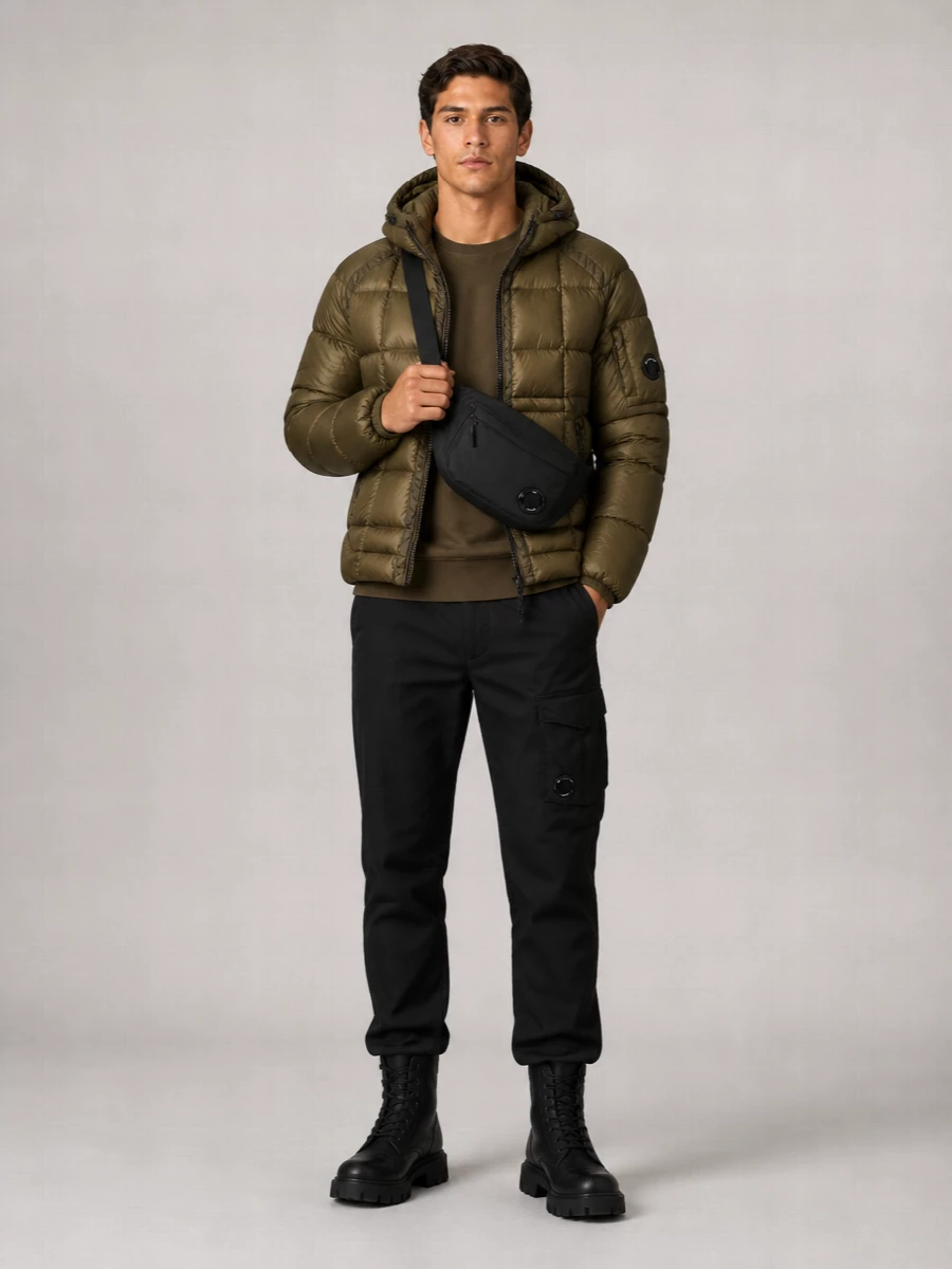 C.P. Company hooded puffer jacket