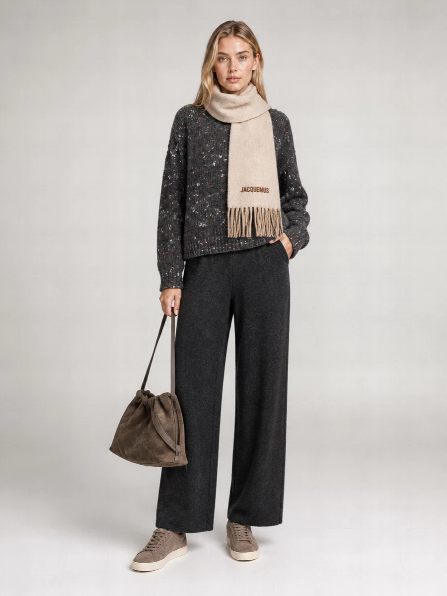 Alysi Merino Wool Silk Loungewear Top