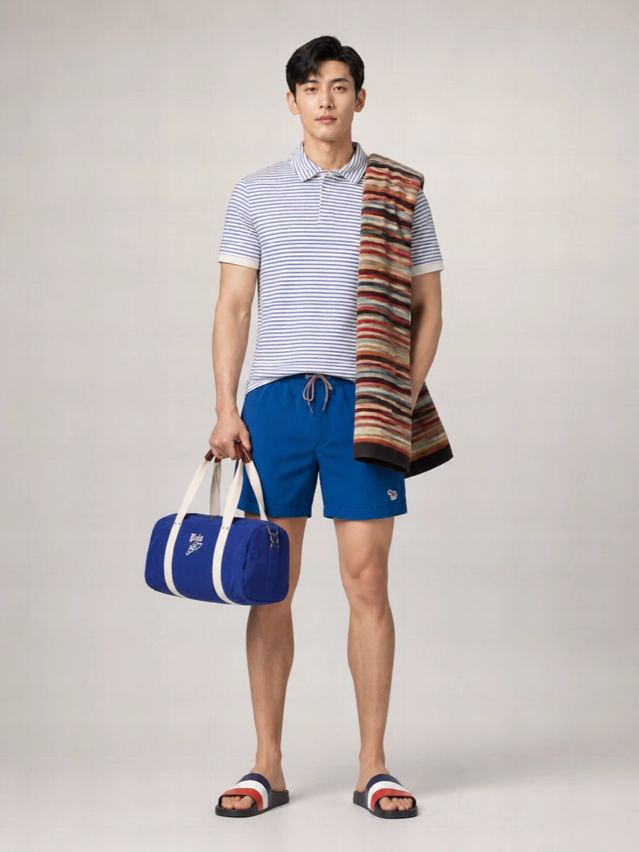 Paul Smith Zebra-Print Swim Shorts