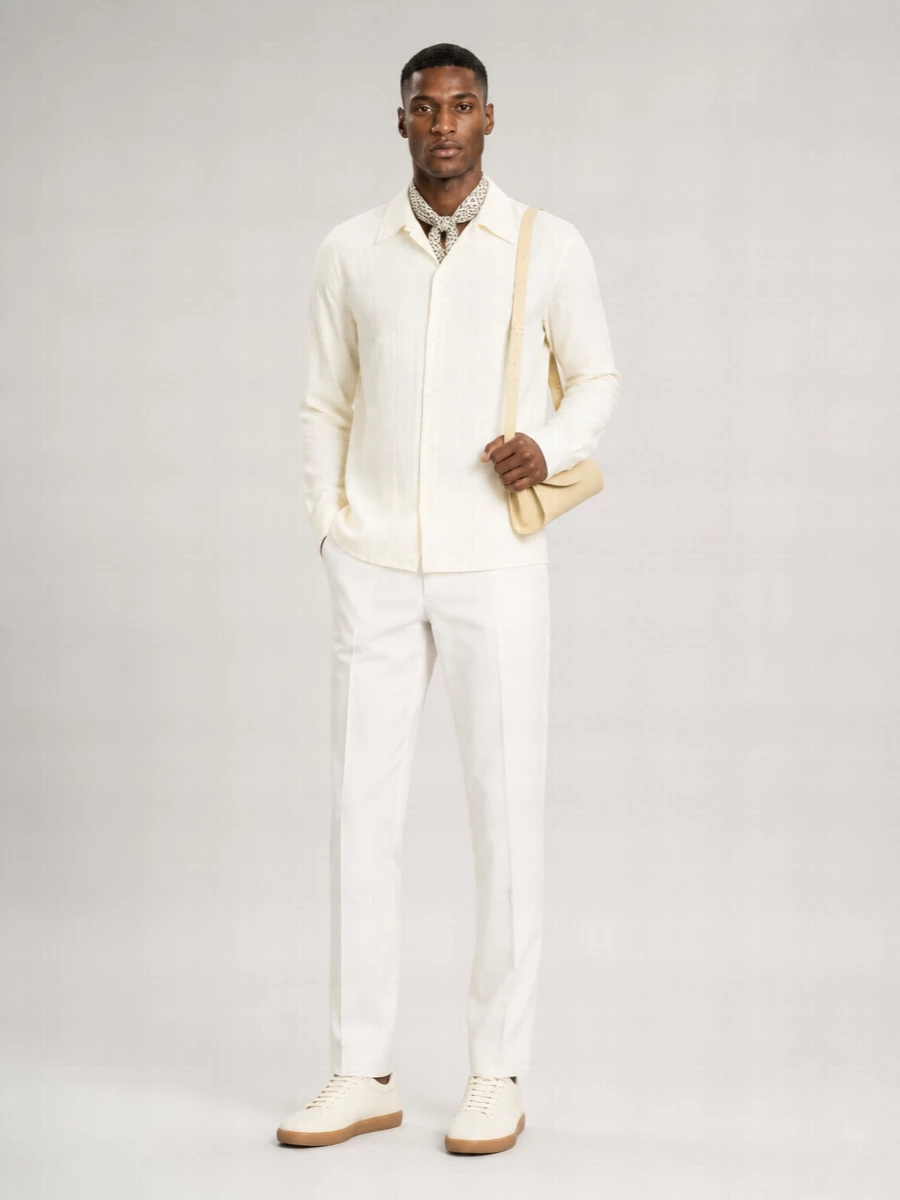 Séfr Cotton Checked Shirt