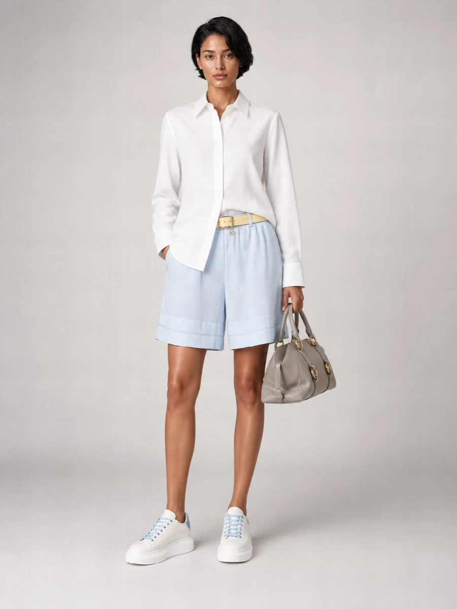 Alexander Mcqueen Jacquard Knee-Length Shorts