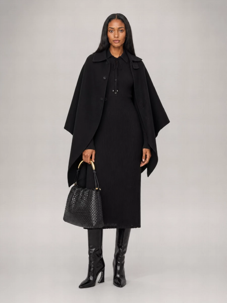 Fendi Wool Cape