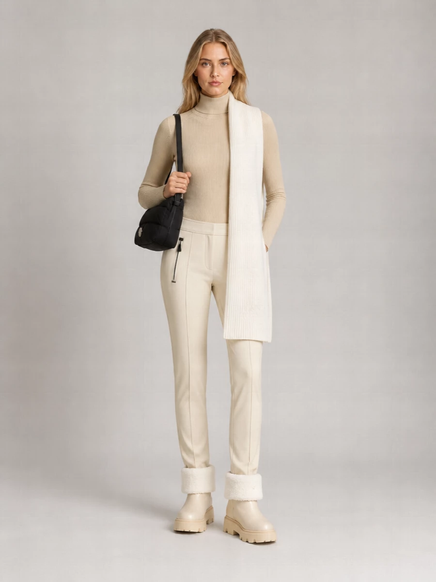 Moncler Shearling Ankle Boots