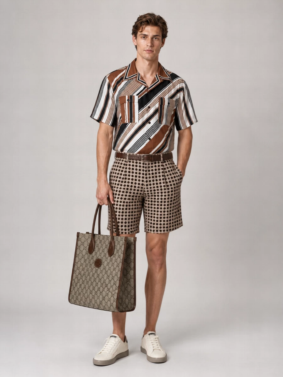 Dolce&Gabbana Polka Dot Tailored Shorts