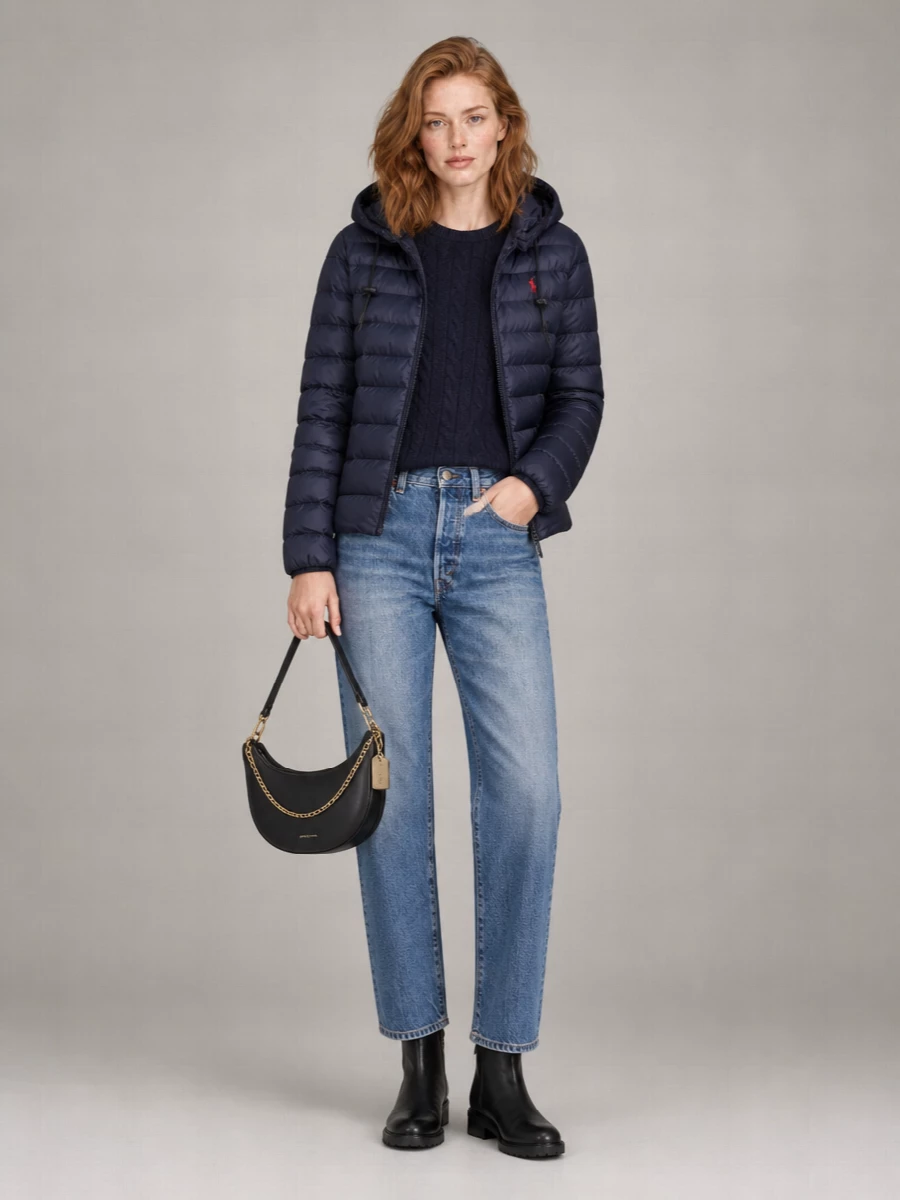 Ralph Lauren padded hooded parka coat