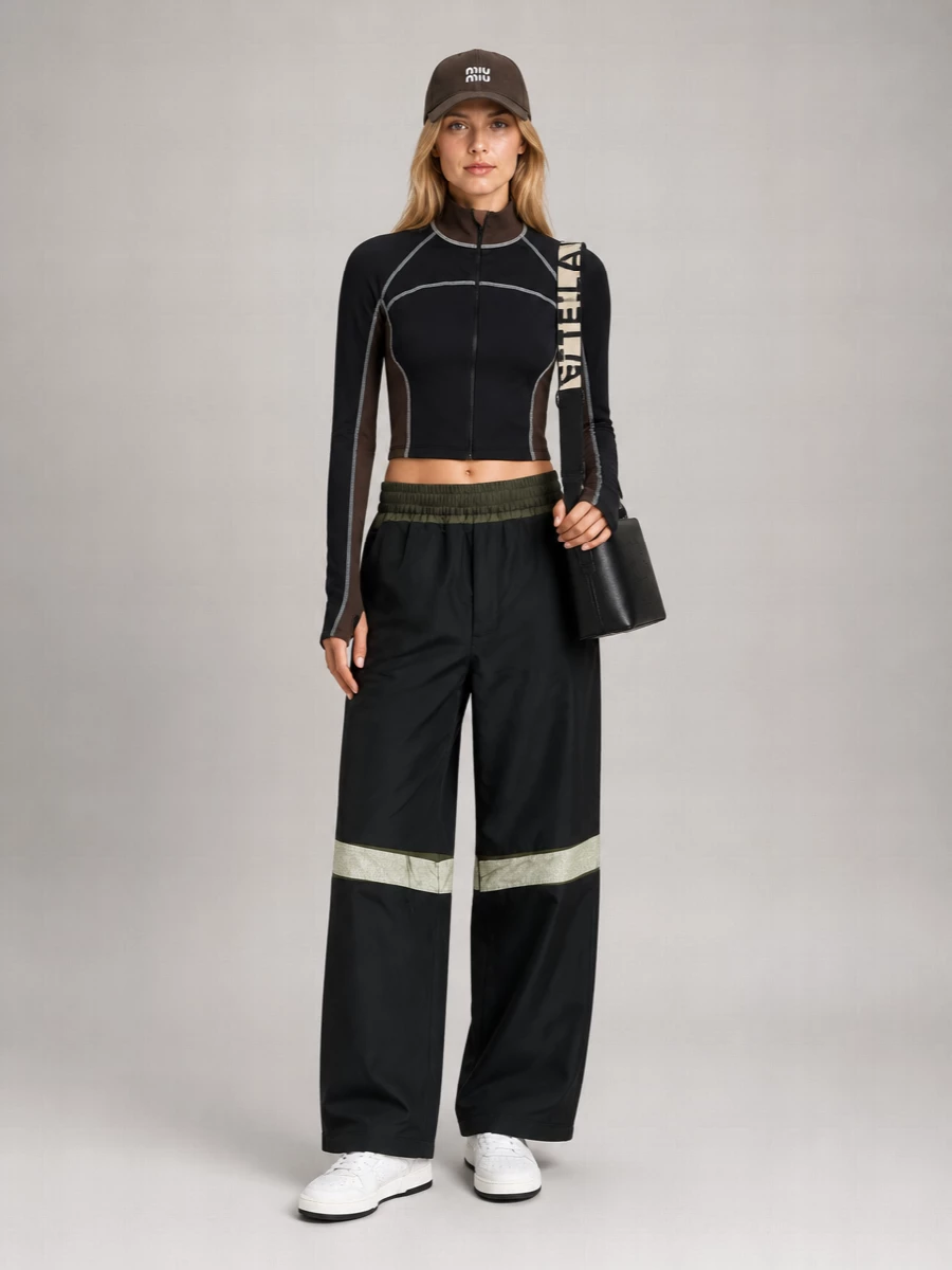 Fendi Calf Leather Lace-Up Sneakers