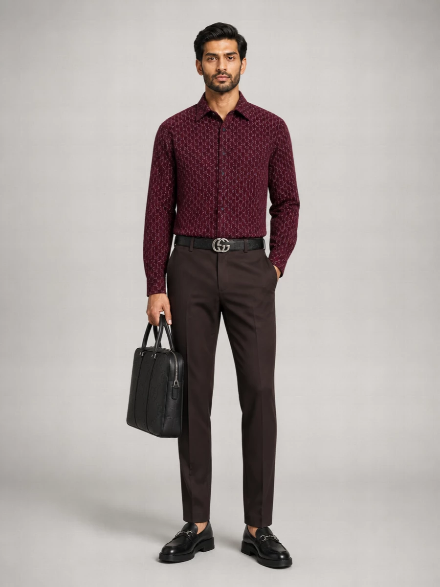 Gucci Bouclé Padded Shirt