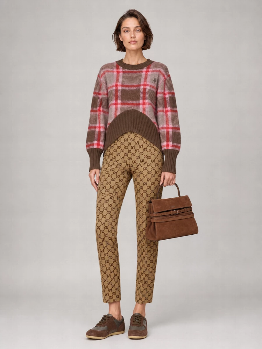 Gucci Trousers With Belt Loops And Back Pocket