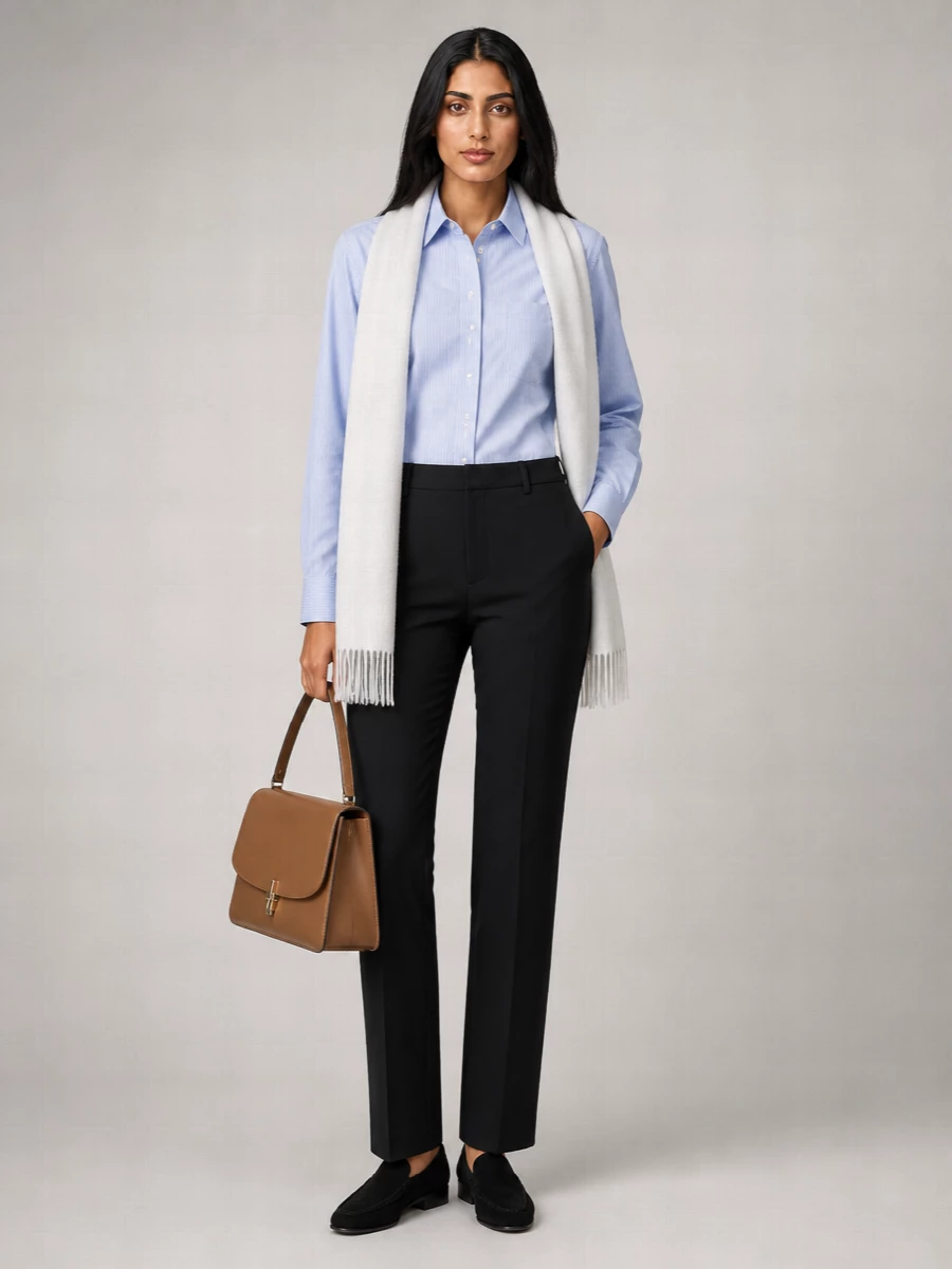 The Row Shearling Leather Tote Bag