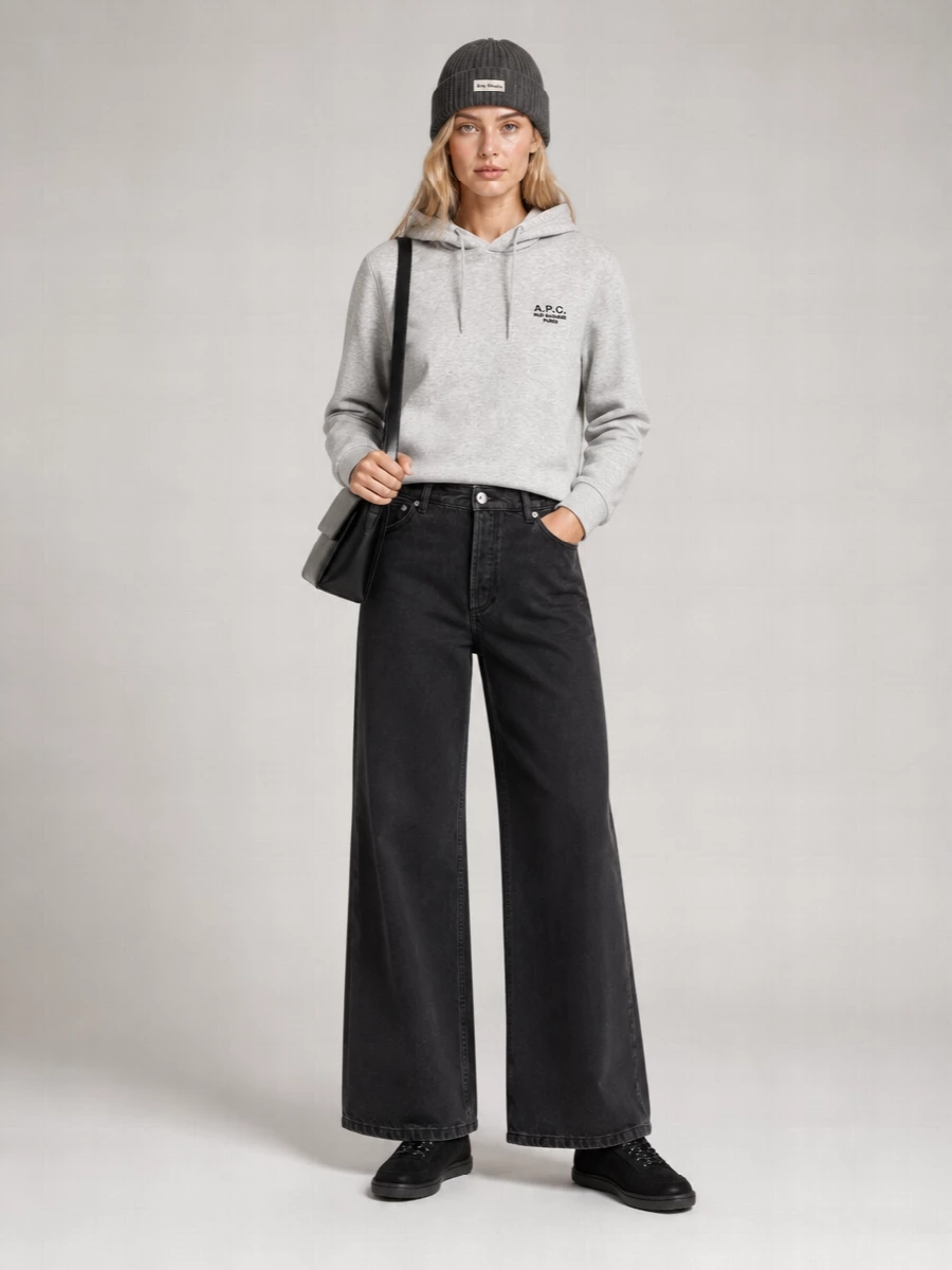 A.p.c. Ribbed Crewneck Sweatshirt