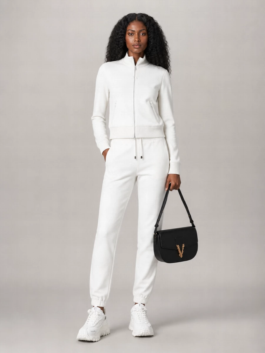Versace La Medusa Leather Shoulder Bag