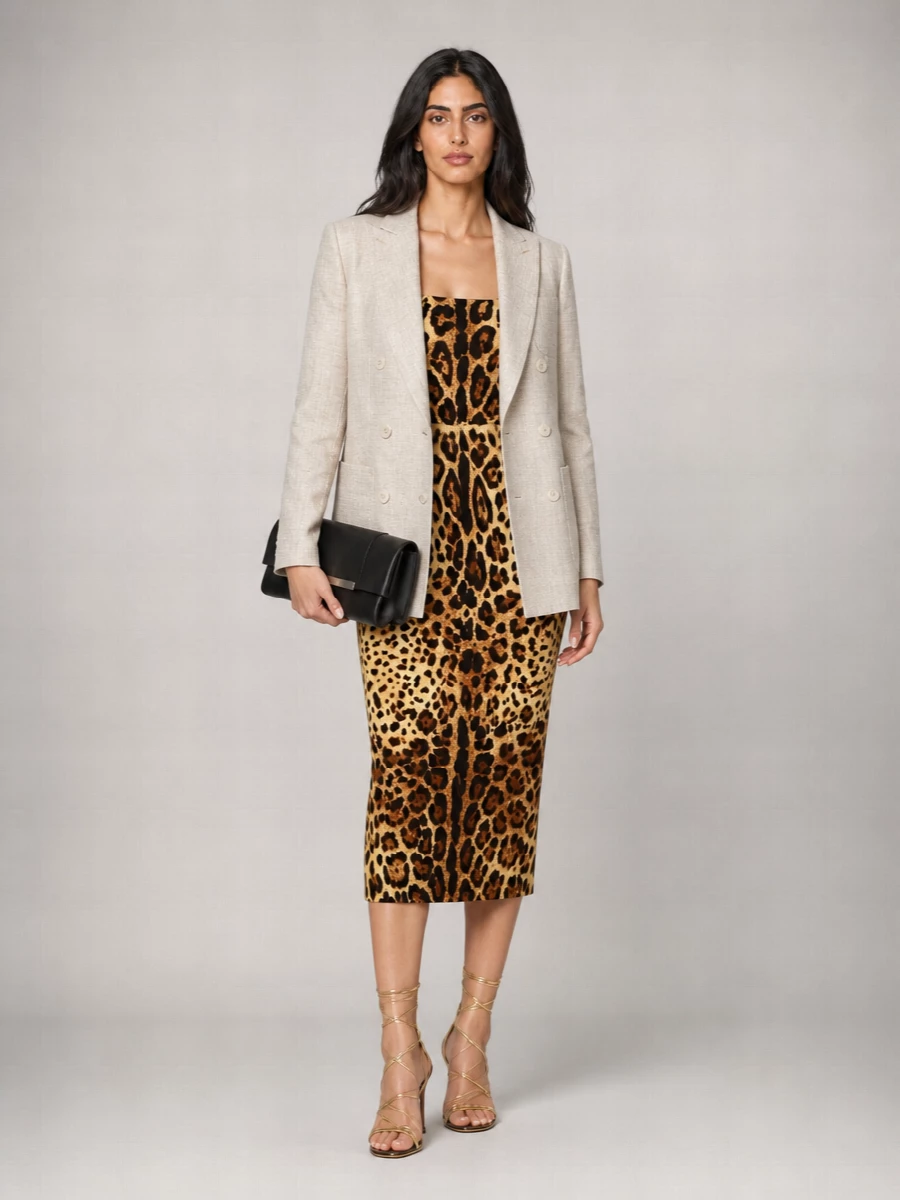 Max Mara Leather Clutch Bag