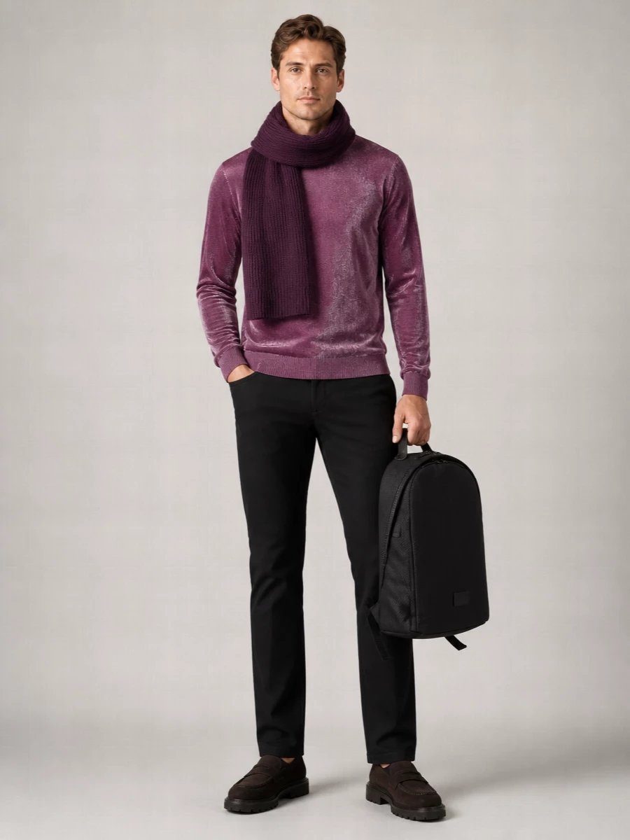 Emporio Armani Cashmere Virgin Wool Round Neck Sweater