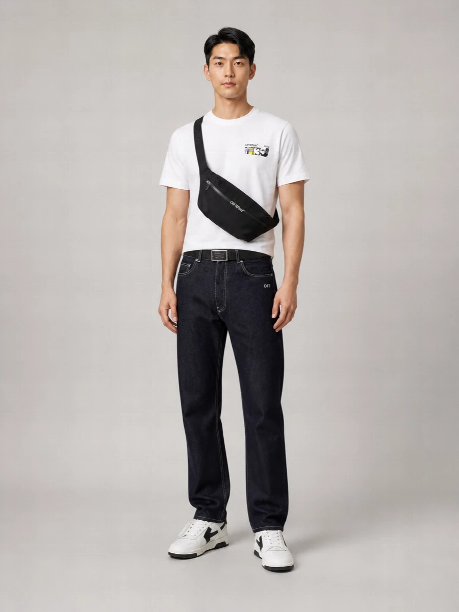 Off-White Cotton T-Shirt