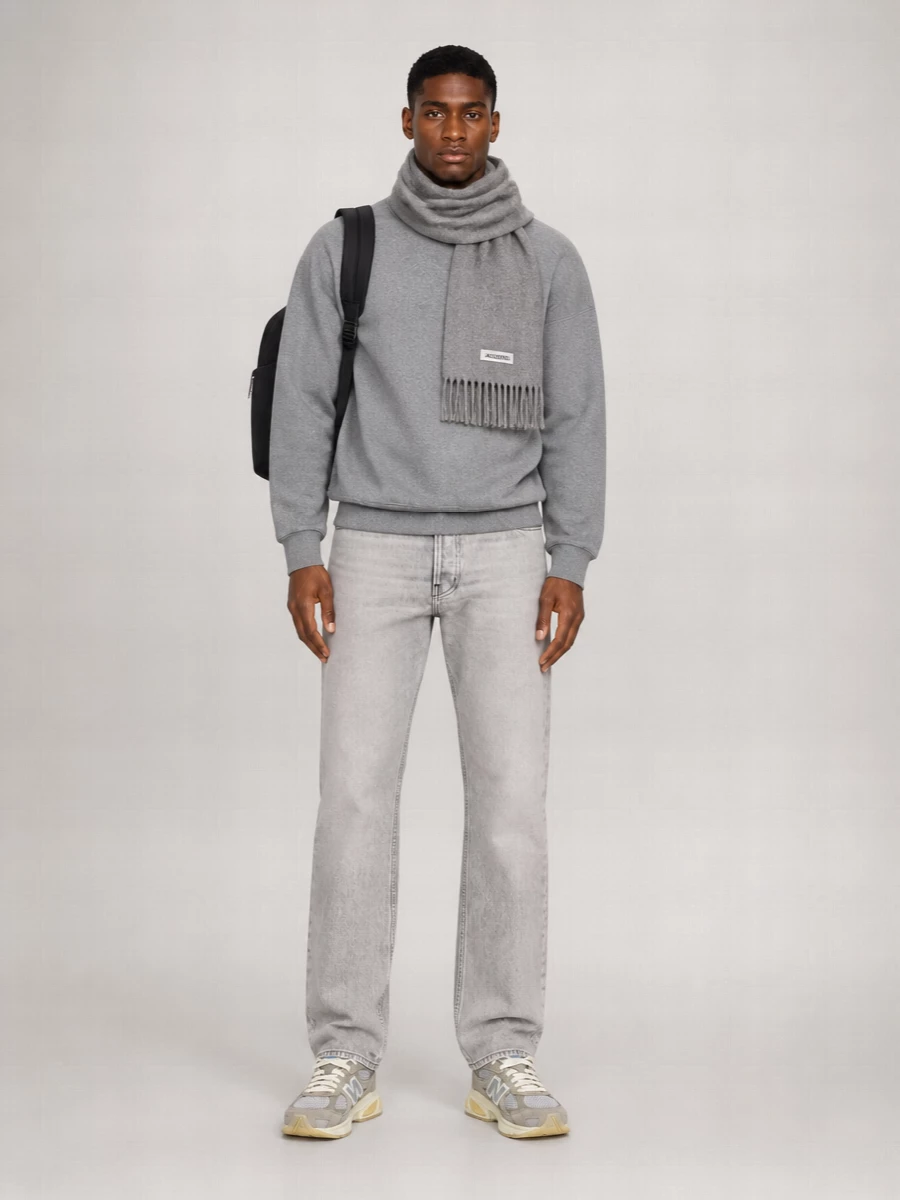 Beams Plus Cotton Crewneck Sweatshirt